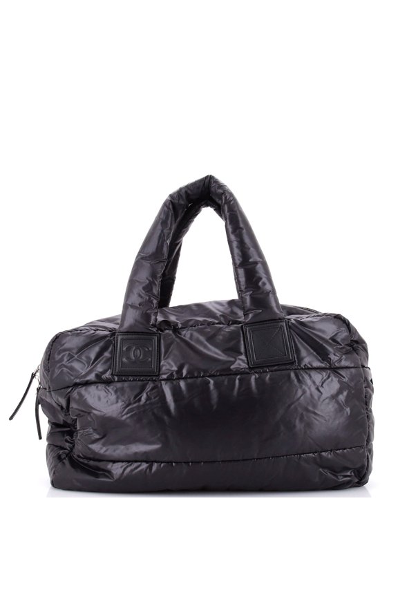 Pre-Owned Coco Cocoon Bowling Bag Quilted Nylon Large By Rebag