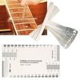 thumbnail image 4 of 10 Pieces Luthier Tools Guitar Bass Measuring Ruler Set Radian Gauge String Pitch And Height Measure Tools String Instruments Setup Repair, 4 of 8