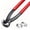 Front and Side Jaws, variant on 9 Inch Carbon Steel Ear Clamp Pliers, Multi-functional Crimping Tool for Installing & Removing Pinch Hose Clamps, Also Works as Nail Puller for Pipe and Fuel Line Repair