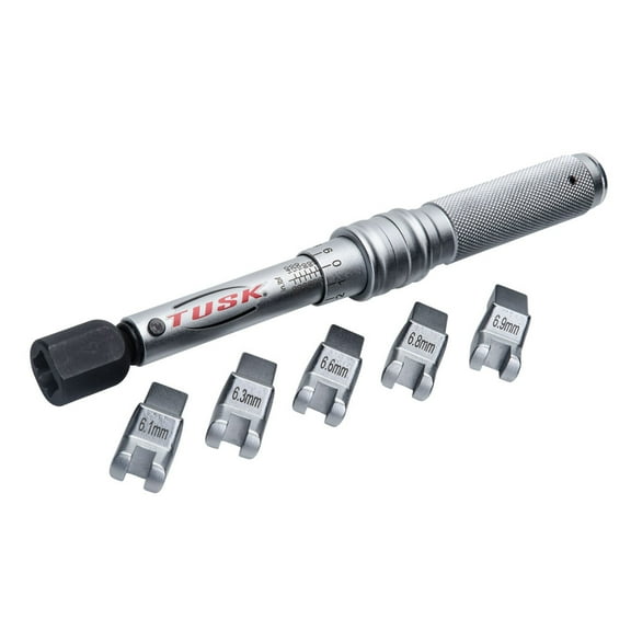 Tusk, Spoke Torque Wrench Kit Adjustable 5 Drop Forged Heads Wrench
