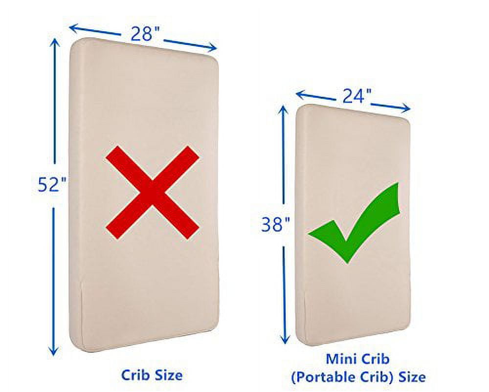 TL Care Heavenly Soft Chenille Fitted Mini Crib Sheet 24" x 38", Warm and Cozy Chenille Portable Sheet, Cream, for Boys and Girls, Fits Most Pack N Play Mattresses