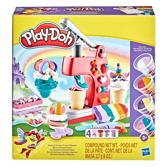 Set de Juego Hasbro Play-Doh Helados deliciosos 14 herramientas y masa brillante para niños a partir de 3 años