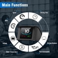 thumbnail image 2 of ANCEL P10 Automotive Head-up Digital Display Gauge Tool OBD2 Scanner Display Monitoring Driving Data Voltage Fuel Pressure Water/Oil Temperature Display Meter Gauge Engine Scan Monitor for All Cars, 2 of 13