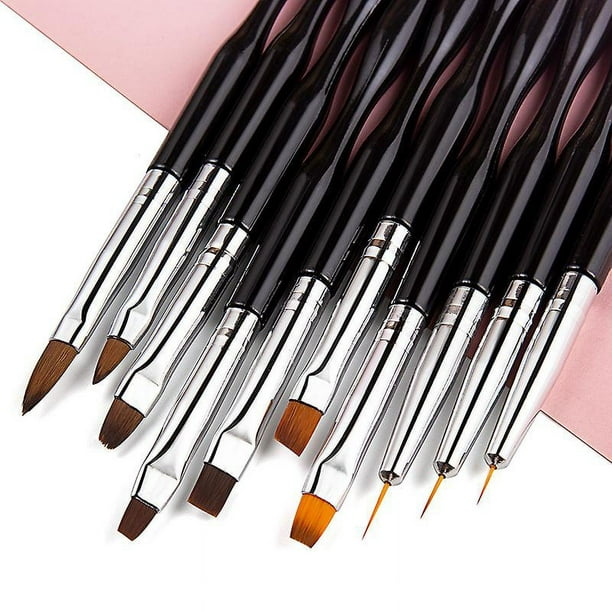 10pcs Nail Design Brushes Nail Brushes Set Nail Art Brushes Nail Painting  Brush Dotting Pen