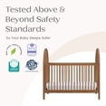 thumbnail image 4 of Delta Children Cannon 4-in-1 Convertible Crib - Converts from Baby Crib to Toddler Bed, Daybed and Sofa Bed, Fits Standard Full-Size Crib Mattress, Chestnut, 4 of 14