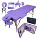 thumbnail image 1 of Cama de masaje Morado Nanofort Portatil plegable con accesorios, 1 of 6