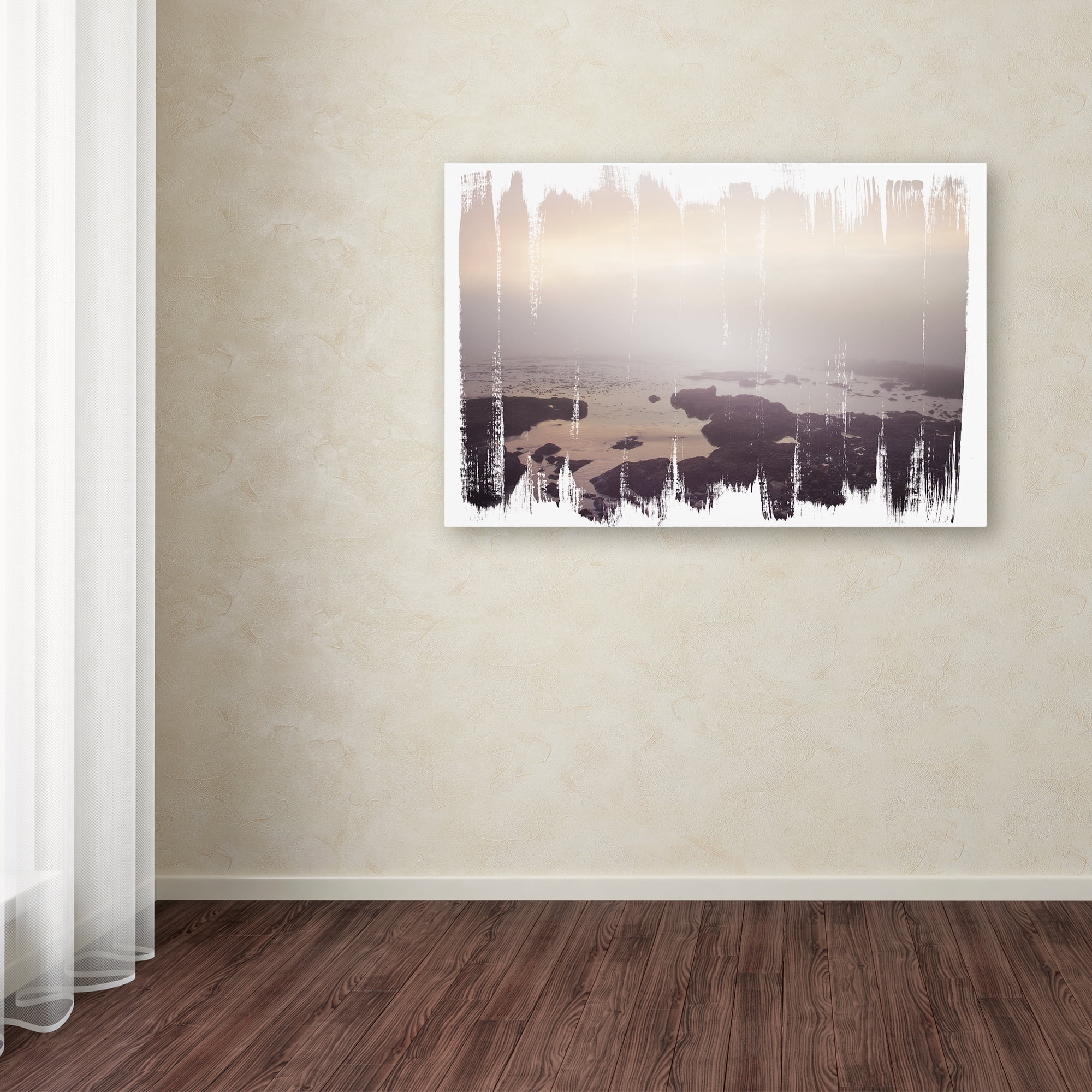 Trademark Fine Art "Painted Seaside I" Canvas Art by Laura Marshall