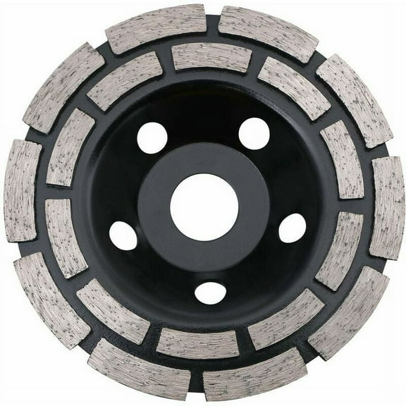 Diamond Grinding Cup Wheel, Masonry Brick Wet Dry Grinding, Strong Steel Body For Angle Grinder (125X22.2Mm)