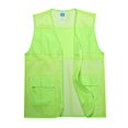 thumbnail image 4 of Cameland Plus Size Men Vest Tops Solid-Color Convenient Mesh Outdoor Breathable Zipper Pockets V-Neck Tank Top, 4 of 7