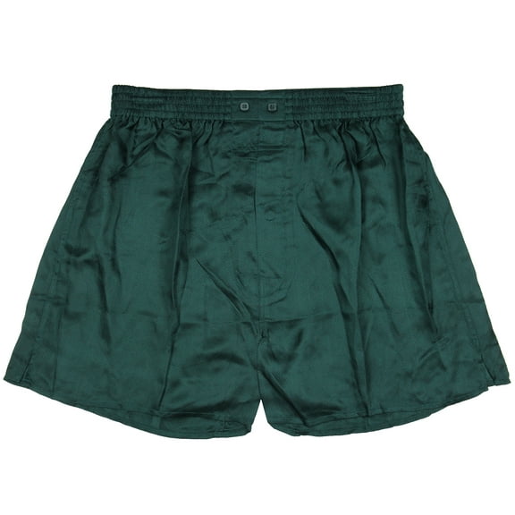 Intimo Men's Classic Diamond Pattern Silk Boxers