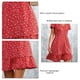 thumbnail image 5 of Vestido Corto,Vestido De Verano Con Cuello En V Vestido Floral Vestido Con Cuello En V Instalación Sin Esfuerzo, 5 of 6