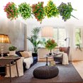 thumbnail image 3 of Flores Artificiales Decoración de Hierro Inteprter 2x Coloridos Rojo HA084317-03, 3 of 6