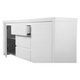 thumbnail image 6 of Pangea Home Bowa Modern High Gloss Lacquer Wood Buffet in Walnut, 6 of 7