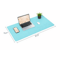 thumbnail image 5 of Innotech SC Large Desk Pad 31.5 x 15.7 Inch, Reversible PU Leather Desk Mat, Waterproof Mouse Pad for Office, Home & Gaming Desk- Lt Green & Sky Blue, 5 of 5