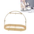 thumbnail image 1 of Mug Holder Stand Iron, Coffee Cups Rack Dishes Organizer With 6 Hooks, Mug Drainer For Counter Cabinet Table Kitchen Office, 1 of 8