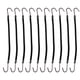 thumbnail image 1 of 40 piezas de ganchos para coletas, diademas, pinzas para el cabello, bandas de goma para peinar el cabello, trenzas (negro), 1 of 6