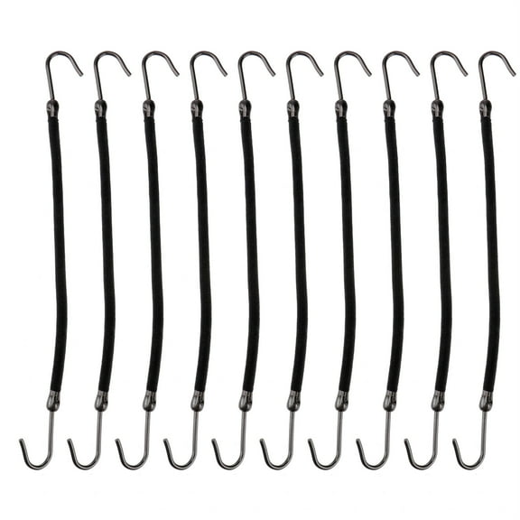 PENIKOKO 40 Pcs High Ponytail Clip Rubber Bands Black Hair Styling Accessories for Girls