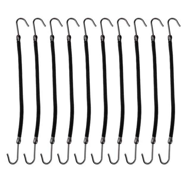40 piezas de ganchos para coletas, diademas, pinzas para el cabello, bandas de goma para peinar el cabello, trenzas (negro)