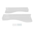 thumbnail image 2 of 2pcs Floating Shoe Rack, Wall Mounted Shoes Rack, 6.6lb Load Bearing L Shaped Shoes Display with Raised Stopper and Drillable Design for High Heels Sneakers Flats, 2 of 7