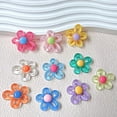 thumbnail image 7 of Jiibva 10 Pcs 3D Flower Fridge Magnets, Colorful Floral Decorative Refrigerator Magnets for Whiteboard, Kitchen and Office Decorations, 7 of 7