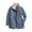 1030Blue, variant on Women'S Solid Color Stand-Up Collar Pleated Cotton Long Sleeve Button-Up Jacket Winter Coats For Women Womens Puffer Jacket Winter Clothing For Women