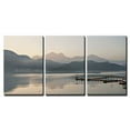 thumbnail image 2 of wall26 - 3 Piece Canvas Wall Art - Taiwan Landmark Sun Moon Lake Beautiful Scenery - Modern Home Art Stretched and Framed Ready to Hang - 24"x36"x3 Panels, 2 of 4