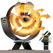 6-Blade Fireplace Fan - Stove Fan Woodstove Fan Fireplace Fan Heat Powered