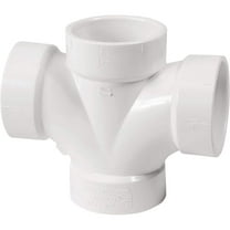 TEE SAN PVC DWV 1.5"HUB by CHARLOTTE PIPE MfrPartNo PVC004280600HA