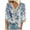 Navy, variant on GERsome Women 3/4 Sleeve Tunic Tops Casual Lace Trim V Neck Eyelet Dressy Ladies Blouses Summer Spring T Shirts