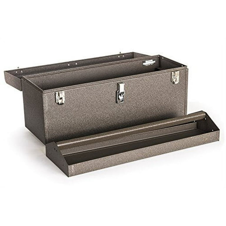Kennedy 24  Professional Tool Boxes, 24 1/8W x 8 5/8D x 9 3/4H, Steel,  Brown Wrinkle 