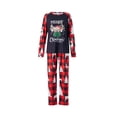 thumbnail image 2 of Meihuid Christmas Pajamas for Family 2023 Plus Size Matching Christmas Pjs Family Set Reindeer Print Holiday Sleepwear Outfit, 2 of 10