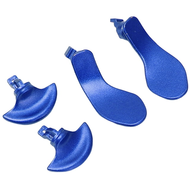 4 PCS Metal Paddles, 2 Pairs Shoulder Buttons Extension Triggers For PS5 Controller, Back Hair Trigger Locks Replacement Parts For PS5 Edge Controller