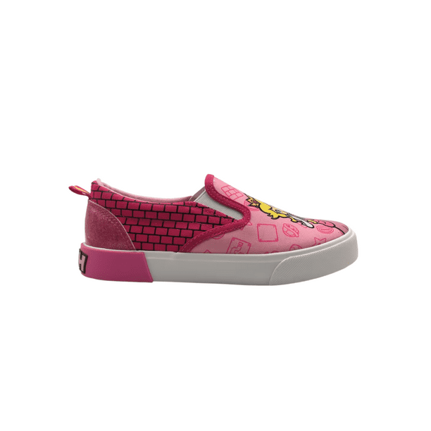 Nintendo Mario Girls Princess Peach & Daisy Slip-On Sneakers