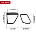 thumbnail image 2 of Cubierta De Salida De Ventilación Superior De Coche De Fibra De Carbono, Instrumento Embellecedor, Pegatina De Salida De Aire, Conducción A La Derecha Para Bmw 3 Series G20 2019 2020 Vogacara VI004464-00, 2 of 7