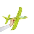 thumbnail image 3 of Aviones Planeadores Aviones de planeador voladores con luz LED de destello 18.9 "Modo vuelo en espuma Vuelo de aire Avión aeroacrobacia Deportes al aire libre Juego de juguetes Regalo para niños TOMSHOO Aviones Planeadores, 3 of 7
