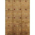 thumbnail image 1 of Ahgly Company Machine Washable Indoor Rectangle Industrial Modern Orange G G Area Rugs, 2' x 4', 1 of 7