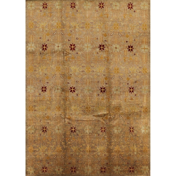 Ahgly Company Machine Washable Indoor Rectangle Industrial Modern Orange G G Area Rugs, 2' x 4'