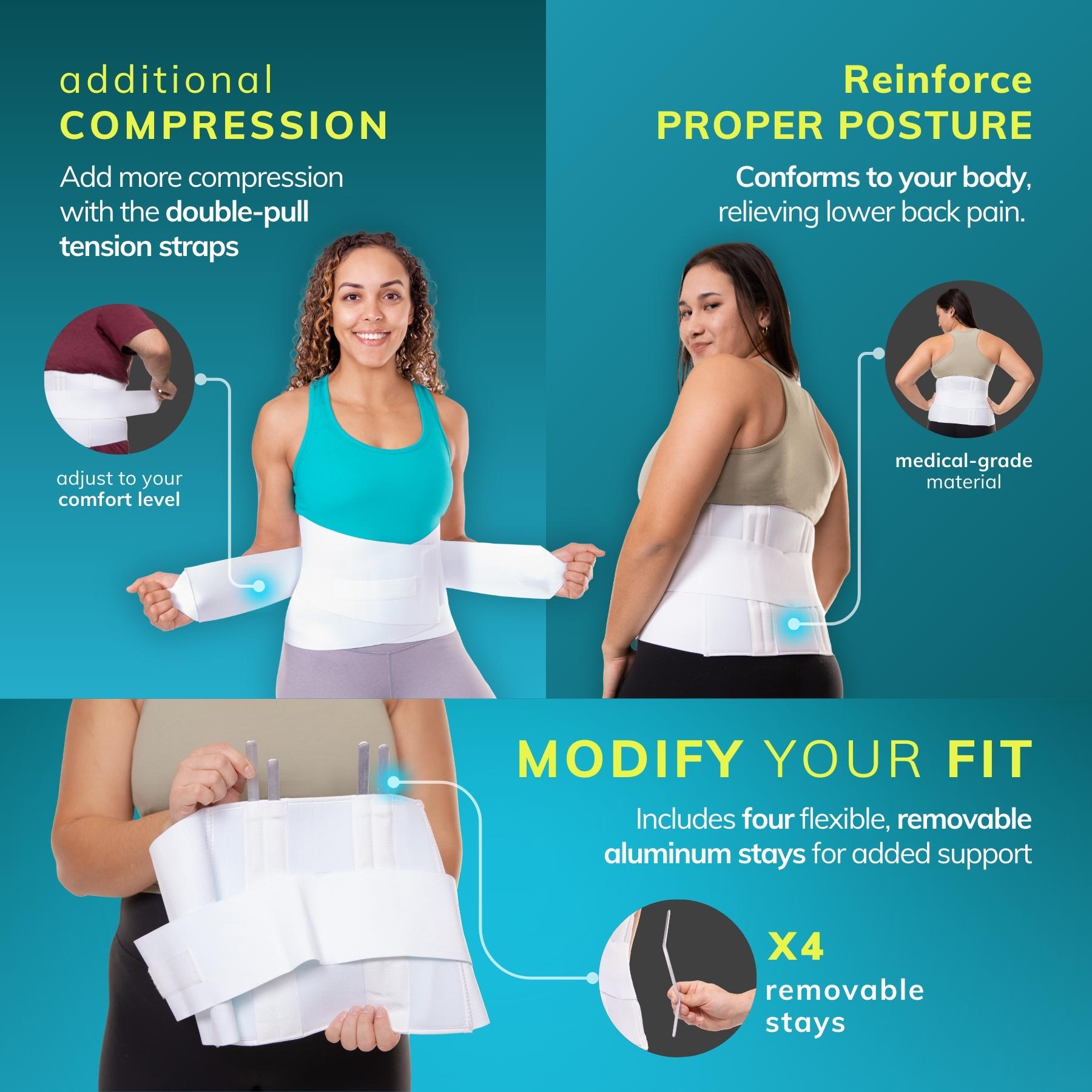 BraceAbility Plus Size Back Brace 3XL photo 3