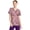 Leopard Blur, variant on Infinity Printed Scrub Tops for Women Round Neck 3 Pockets