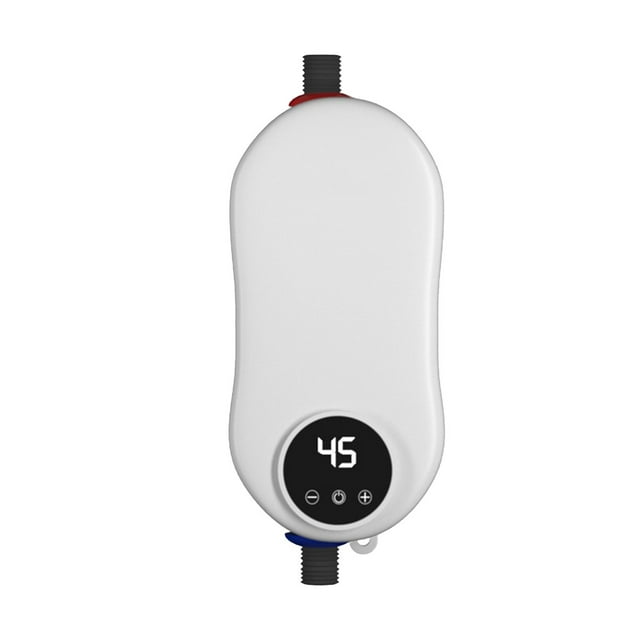 Yhmxh Utensilios de cocina Calentador de agua instantáneo de 3500 W, calentamiento rápido, mini ducha termostática para cocina, 110 V Muebles para cocina Accesorios de cocina