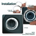 thumbnail image 4 of SAYFUT Bling Set Steering Wheel Cover License Plate Frame Ignition Sticker, 4 of 8