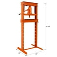 thumbnail image 2 of 12-Ton Hydraulic Shop Press H-Frame Floor Mount Adjustable Table, 2 of 9