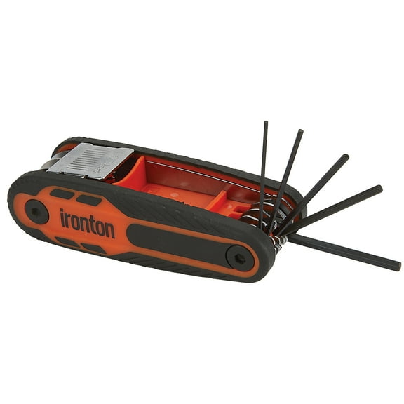 Ironton 8-Pc. Metric Locking Folding Hex Key Set