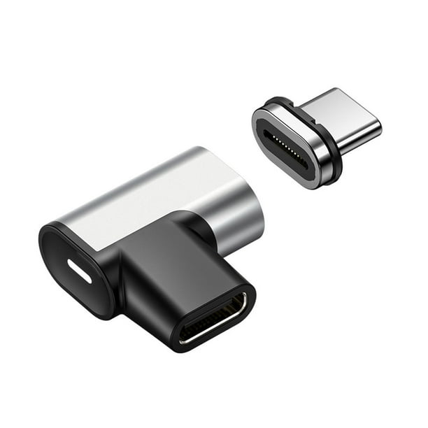 Adaptador de carga negro de alto rendimiento, material premium, amplia compatibilidad con codo