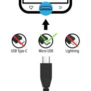 Micro USB Cable USB 2.0 A-Male to Micro B Cable Fast Charging Cord High Speed USB Durable Android Charger Cable (3 Pack, 3ft)