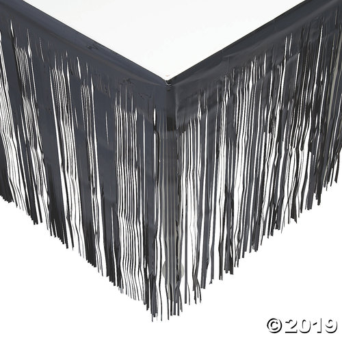 fringe table skirt walmart
