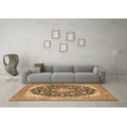 thumbnail image 3 of Ahgly Company Indoor Rectangle Medallion Brown Traditional Area Rugs, 6' x 9', 3 of 4