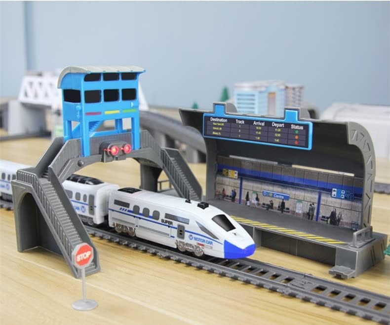 Children's High-speed Railway train track sets electrical train track sets train railway set