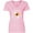 AD-Pink, variant on Bee Cute Kids Honeybee Women's V-Neck T-Shirt