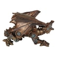 thumbnail image 2 of Ebros Roaring Steampunk Copper Skinned Robotic Cyborg Winged Dragon Figurine, 2 of 6